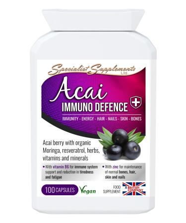Specialist Supplements Acai Immuno Defence 100 Capsules