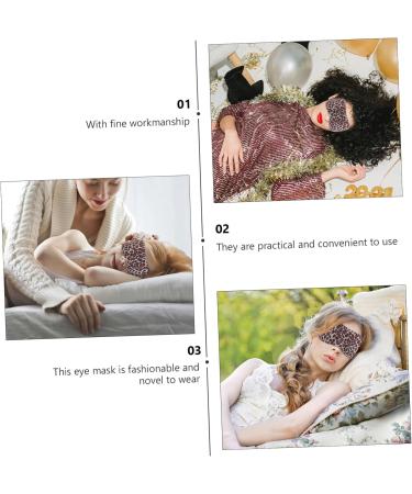 Buy Homsfou 6ST 3D Glasses Eye Tapes & Sleep Mask - Travel Eye Care Cotton Mask Pack for Darkening & Protection - Buy Online on GoSupps.com