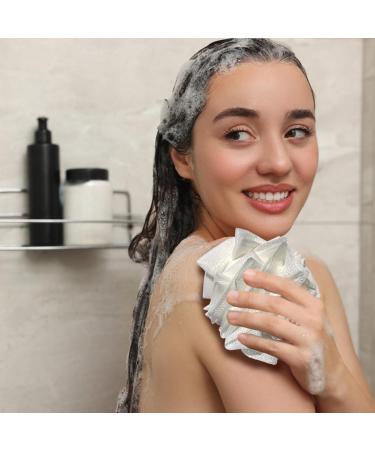 Body Wash Sponge | Women's Shower Bath Scrubber Sponge Shower Scrubber Shower Accessories Body Scrubber for Home Dorm School Apartment - Buy Online on GoSupps.com