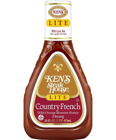 Ken's Steak House Lite Country French with Orange Blossom Honey Dressing - 16 Fl Oz, Pack of 2 - Buy Online on GoSupps.com
