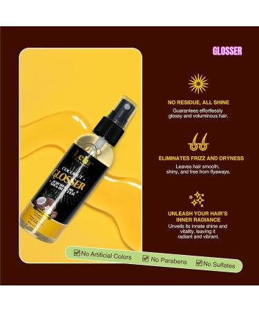 Lela Beauty Travel Set: Shine-Boosting Glosser Strong Hold Finishing Spray and Nourishing Leave-In Conditioner - Perfect for On-the-Go Styling Frizz Control and Hair Hydration 80mL/2.7 fl oz - Buy Online on GoSupps.com