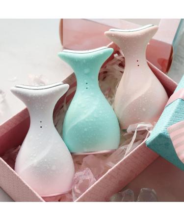 BAIMEI Reusable Cooling Eye Pad with Handle - Ice Globe for Women - Reduce Puffiness & Shrink Pores - Pink - Buy Online on GoSupps.com