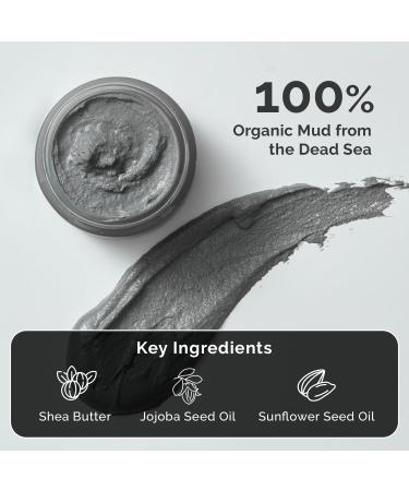 RBW Dead Sea Mud Mask - Natural Facial Treatment for Deep Cleansing & Hydration - Organic Spa-Quality Care for Glowing Skin - Buy Online on GoSupps.com