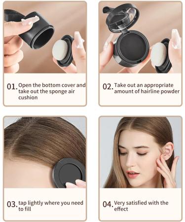 2Pcs Root Touch Up Powder Windproof & Sweatproof Hairline Powder for Women & Wen Natural Stain-Proof Hair Loss Concealer Hairline Powder for Thinning Hairline Coffee & Light Coffee Coffee Light Coffee - Buy Online on GoSupps.com