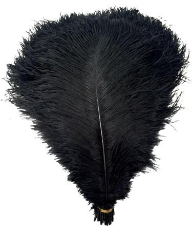 Sowder 10pcs Black Ostrich Feathers 12-14inch for Home Wedding Decoration - Buy Online on GoSupps.com