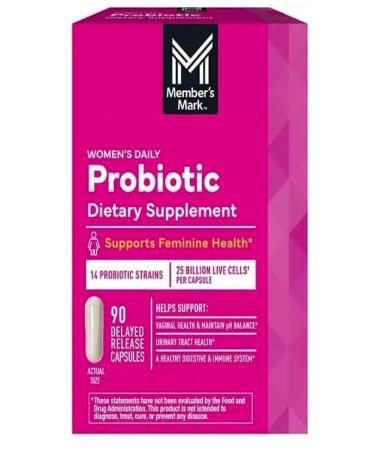 Member Mark Women's Daily Probiotic Dietary Supplement 90 Capsules