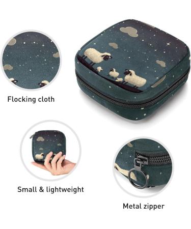 Period Bag - Stylish Sanitary Napkin & Tampon Holder for Purse | 4.7x6.6x6.6 in | Shop Now for International Shipping - Buy Online on GoSupps.com