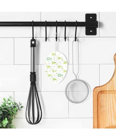 3-Pack Cleaning Kitchen Sponges Oval Christmas Tree Kitchen Cellulose Dishwashing Wood Pulp Cotton - Buy Online on GoSupps.com