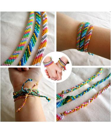 150 Skeins Embroidery Floss Friendship Bracelet String - Multi-Color Cross Stitch Thread with Color Numbers - 6 Strand Floss - Buy Online on GoSupps.com