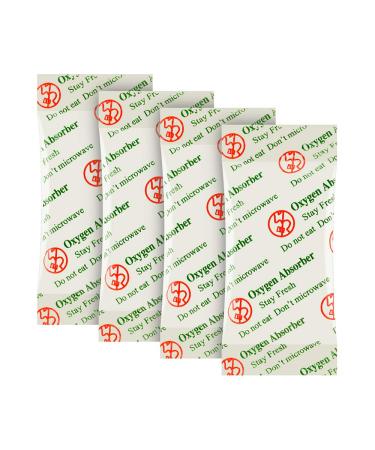 O2frepak 100CC(100Packets) Food Grade Oxygen Absorbers Packets for Home Made Jerky and Long Term Food Storage,With Oxygen Indicator In Vacuum Bag and 3 times Oxygen Absorption Capacity 1 100CC(100-Pack)