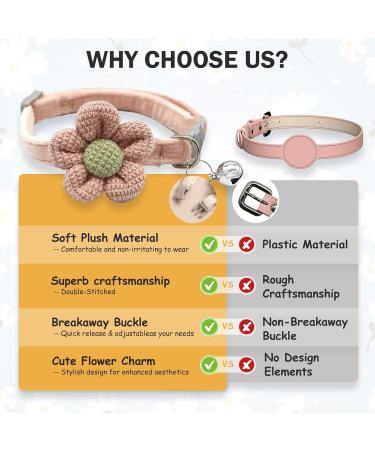 Ruzister 3-Pack Adjustable Cat Neck Bands with Flowers & Bells - Cute Floral Collars for Boys & Girls Perfect Accessories for Your Feline  - Buy Online on GoSupps.com