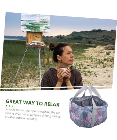 minkissy Foldable Foot Basin Folding Water Basin Portable Travel Bucket Foot Bath Basin Outdoor Foot Basin Foot Basin Foot Spa Soaking Bucket Travel Basin Peva Tub Foldable Trumpet 30X20cm - Buy Online on GoSupps.com