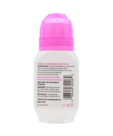 Crystal Mineral Body Deodorant Roll-On Unscented 2.25 oz (Pack of 6) - Buy Online on GoSupps.com
