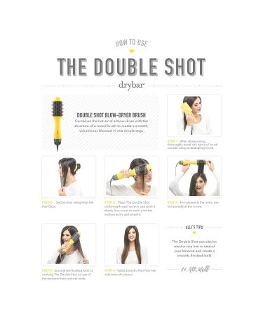 Drybar Double Shot Oval Blow Dryer Brush | 2.44 in | Style & Dry Hair in One Step - Buy Online on GoSupps.com