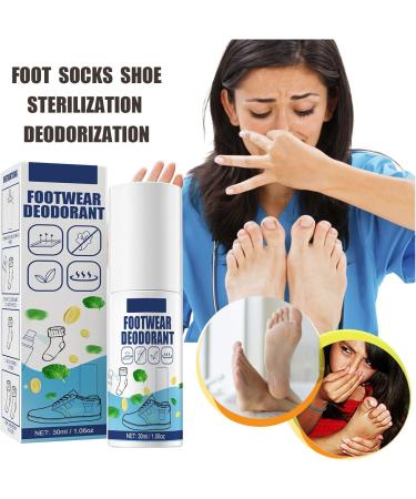 KOAHDE Sock Antibacterial Deodorant Spray Shoe and Sock Deodorant Foot Odor Eliminator Shoe & Sock Antibacterial Deodorant Spray Natural Shoe Deodorizer Shoe Socks Deodorant Spray Sweat Odor 30ML - Buy Online on GoSupps.com