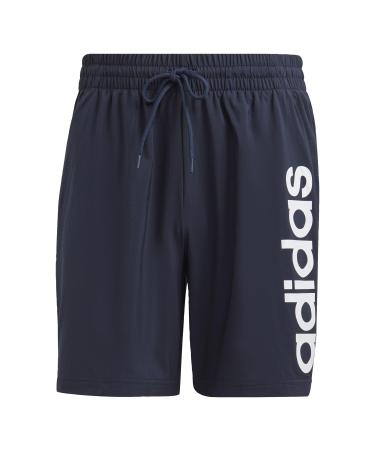 adidas Male Adult Shorts (1/2) Aeroready Essentials Chelsea Linear Logo Shorts L Legend Ink