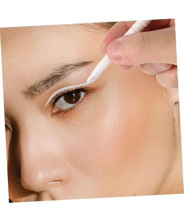 Healeved 25 Pcs White Lying Silkworm Pen Eye Shadow Makeup Cosmetics White Eyeliner Makeup Eyeliner Abs - Buy Online on GoSupps.com