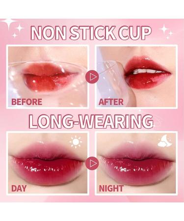6 Colors Korean Lip Tint Stain Set - Long Lasting, Waterproof Lip and Cheek Tint with High Pigment and Vivid Color | Non-Stick Cup Mini Liquid Lipstick for Plumping - Lip Tint Makeup Set - Buy Online on GoSupps.com