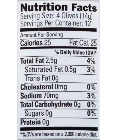 Pearls 5.75 oz. Reduced Salt Pimiento Stuffed Manzanilla Olives - Buy Online on GoSupps.com