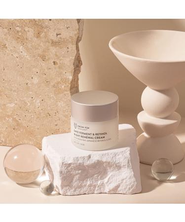 Buy Snow Fox Skincare Sake Ferment & 0.30% Retinol Night Cream - Patented Japanese Technology for Youthful Skin | Smooth Fine Lines Reduce Redness Strengthen Skin Barrier - International Shipping Available - Buy Online on GoSupps.com