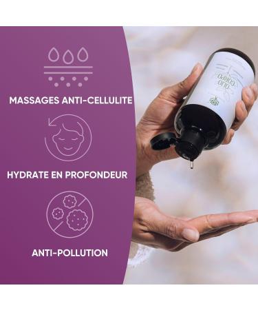 RedMoringa Anti-Cellulite Massage Oil - Body and Hair - 100% Natural - With Moringa Jojoba Rose Shea Butter - Makes Skin Velluted - 250 ml - Made in Italy - Buy Online on GoSupps.com