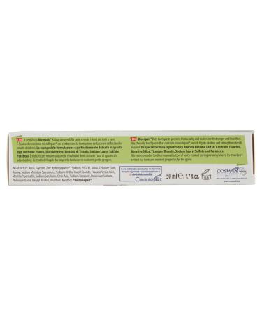 Buy 12 x Organic Toothpaste for Children - Mice & Gigio 0-13 50 ml | Perfect for Kids Oral Care - Buy Online on GoSupps.com