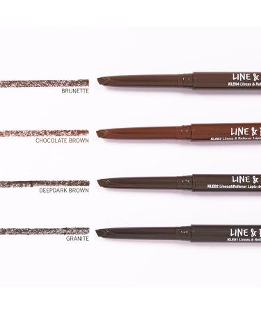 Kiss New York Professional Eyebrow Pencil - Dual-Sided Retractable Brow Definer D-Shape Design Cruelty-Free Silky Smooth Texture - Chocolate Brown - Buy Online on GoSupps.com
