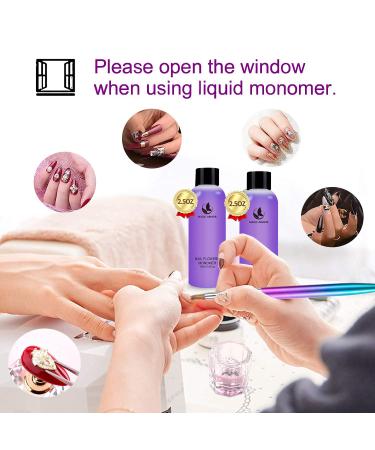 Acrylic Liquid Monomer 150ml - Professional Nail System for Quick Dry Acrylic Nails Extensions - Buy Online on GoSupps.com