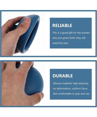 Silicone Pat Sputum Palm Chest Percussion Cup - Mucus Removal & Chest Physical Aid - Blue - Buy Online on GoSupps.com