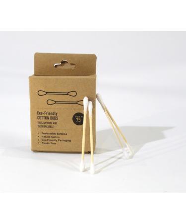 900 Count Bamboo Cotton Swabs | Organic Double-Headed Ear Sticks & Makeup Remover - Eco-Friendly Q-tips for Travel - Buy Online on GoSupps.com
