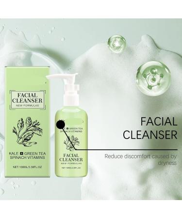 Nettoyant Visage Hydratant Doux - Nettoyage En Profondeur Contr le Du S bum Soin Quotidien Avec Antioxydants For Une Peau Saine(2PCS) - Buy Online on GoSupps.com