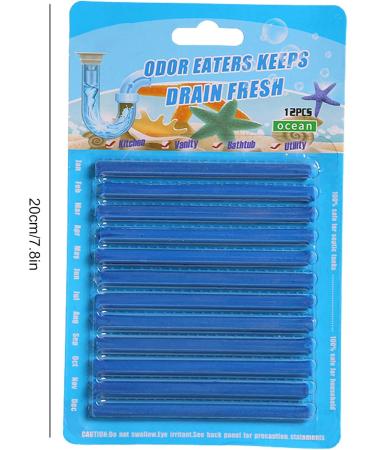 Drain Cleaner Sticks 12PCS Deodorizer And Drain Strips Drain Clog Remover Sticks Pipe Cleaning Sticks To Clean Sink Shower Bathtub Toilet Drain Odor - Buy Online on GoSupps.com