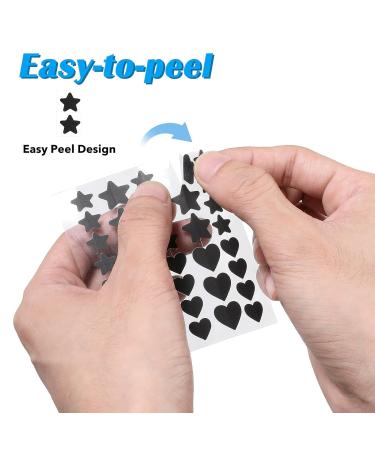 Sibba Face Pimple Patches - 180pcs Cute Hydrocolloid Star & Heart Shaped Spot Stickers for Pore Cleaning & Zit Absorption - Buy Online on GoSupps.com