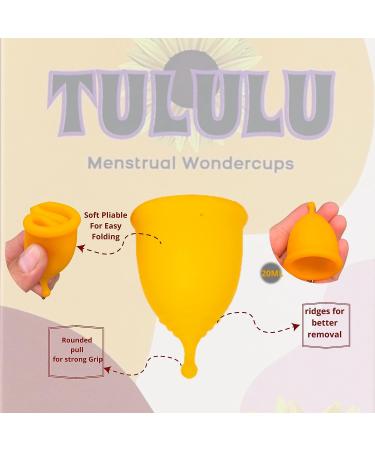 TULULU Menstrual WonderCups Variety Pack of 3 Medical Grade Silicone Discs Sustainable & Soft Menstrual Cup Alternative - Buy Online on GoSupps.com
