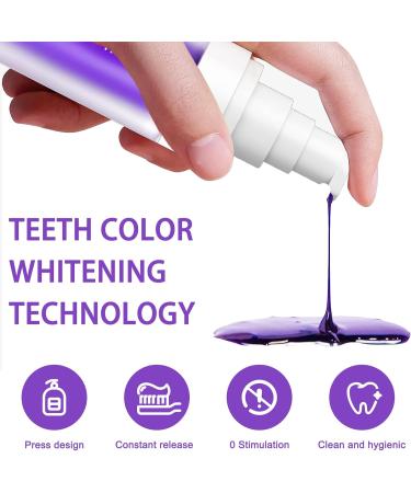 IJGD Hismile Purple Toothpaste - Color Corrector Serum for Whiter Teeth | International Shipping - Buy Online on GoSupps.com