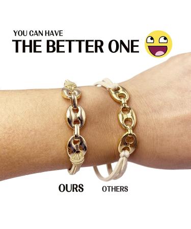 Gold Metal Jewelry Hair Ties for Women - Dark Brown Elastic Scrunchies Ponytail Holders - Trendy Hair Accessories & Gifts - Buy Online on GoSupps.com