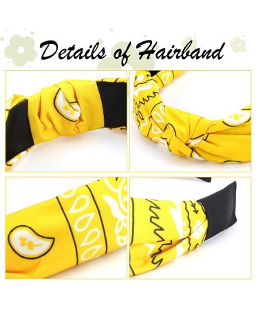 TOBATOBA 10 Pack Paisley Knotted Headbands for Women - No Slip Wide Turban Fashion Head Bands for Women - Buy Online on GoSupps.com