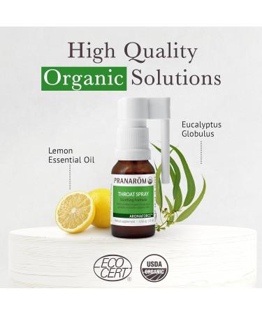 Pranarom Pure Essential Oil Aromaforce Throat Spray - Soothing Citrus Eucalyptus Oregano & Lemon | 15ml - International Shipping - Buy Online on GoSupps.com