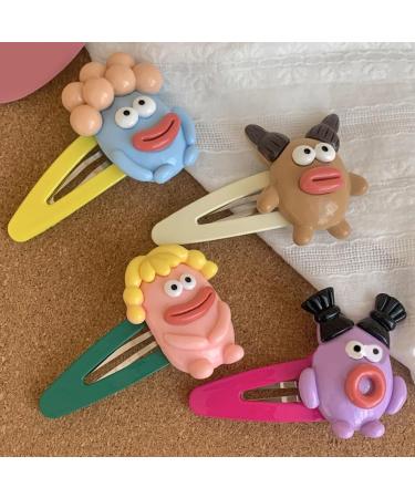 xbiez Devil Hair Clip Adorkable Y2K Gorgeous Adorkable Hairpin 2000s Girls Hairpin Photo Props Accessories Coffee color - Buy Online on GoSupps.com
