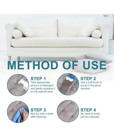 Fabric Water Shield Household fabric upholstery cleaner fabric cleaner foam mattress leave-in carpet dry cleaner Stubborn stain cleaner stain remover Long-Lasting protectant cleaner 100ml (1PC) - Buy Online on GoSupps.com
