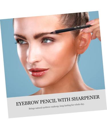 Didiseaon 24 Pcs Pencil Sharpener Eyebrow Pencil Eyeliner Brown Pencil with Sharpener Makeup Pencil Wooden 1 count (Pack of 1) Blackx3pcs - Buy Online on GoSupps.com