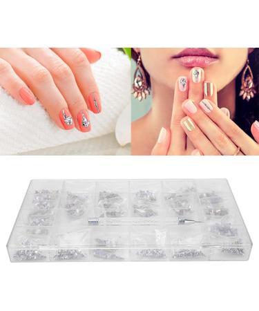 Nail Art Rhinestones Nail DIY Rhinestones Nail Decoration Bright and Shiny Glass Rhinestones Nail Rhinestones for Beginners in Nail Art for Nail Salon - Buy Online on GoSupps.com