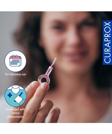 Curaprox Interdental Brush CS 08 Prime - Refill Pack of 8 Pink 0.8mm Diameter - Effective Oral Care Tool for International Shipping - Buy Online on GoSupps.com