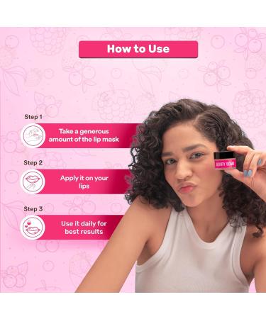 Tinted Lip Mask for Intense Hydration - Nourish & Repair Dry Lips with Natural Berries & Hyaluronic Acid 15g - Shop Internationally - Buy Online on GoSupps.com