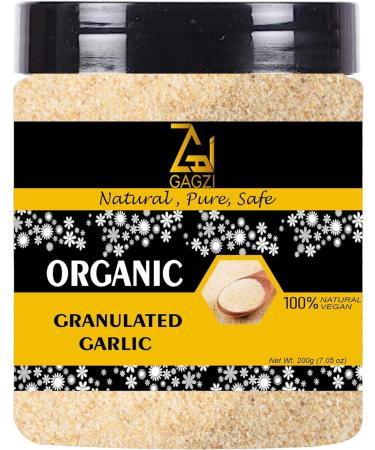GAGZI All Natural Organic Spices Granulated Garlic 200 Gram (Packing May Be Vary) Pack of 1 200 Gram 7.05 oz - Buy Online on GoSupps.com