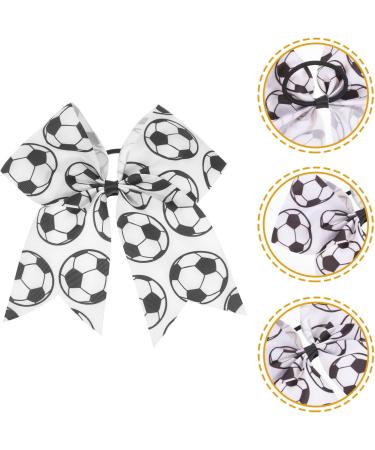 minkissy Elastic Ponytail Holder Soccer Hair Tie Soccer Hair Bow Tie Soccer Hair Accessory for Girl - Buy Online on GoSupps.com