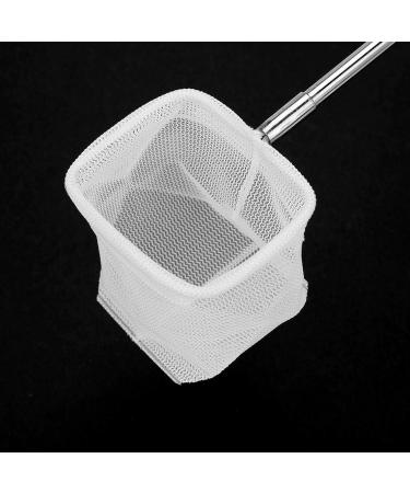 Garosa Shrimp Fishing Net 20-57.5cm Telescopic Fish Shrimp Skimming Net Mini Fish Aquarium Fishing Net for Aquarium Tank Shrimp (black Square net) - Buy Online on GoSupps.com