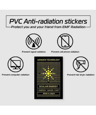 Cell Phone Health Care PVC Anti Radiation Shield Stickers 5G EMF Protection Negative Ion Energy Quantum Neutralizer Scalar Sticker 16PCS - Buy Online on GoSupps.com