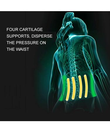 Ergonomic Wide Band Cartilage Support Waist Belt for Comfort | L (m) - Ideal for Seating Exercises - Buy Online on GoSupps.com
