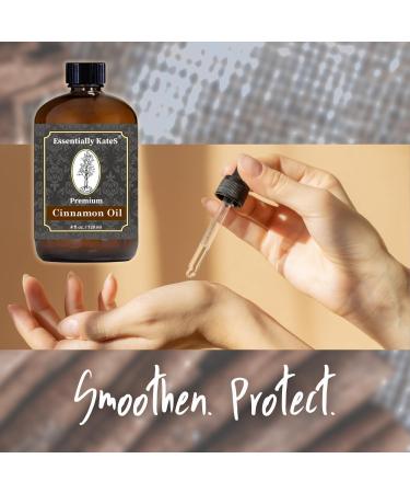 Premium Cinnamon Oil 4 Fl Oz with Huge Dropper and Sprayer - 100% Pure Natural & Therapeutic - Cleaning DIY Soap Diffuser Aromatherapy Garden and Kitchen - Indoor and Outdoor - Buy Online on GoSupps.com